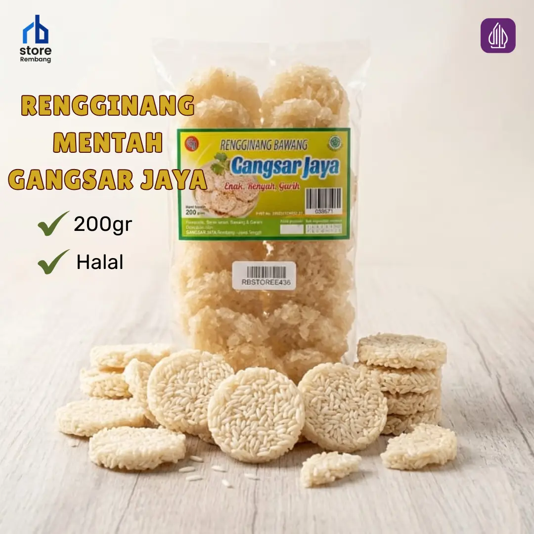 Rengginang Mentah Gangsar Jaya
